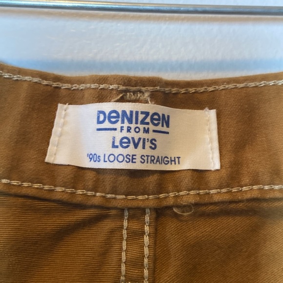 DENIZEN from Levi's 90's Loose Straight Golden Hour Jeans Women’s 10 Tan Cargo - Picture 6 of 17